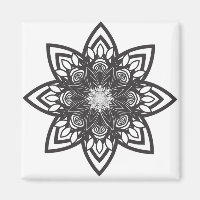 Adult Coloring: Mandala Magnet