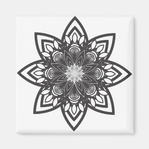 Adult Coloring: Mandala Magnet