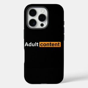 Adult Content Adult Humor Funny T - Shirt iPhone 16 Pro Hülle
