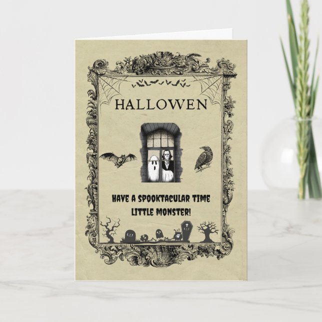 Adult Halloween Card Karte (Vorderseite)