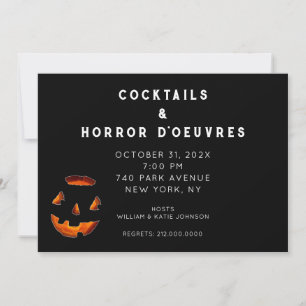 Adult Halloween Cocktail Party Einladung