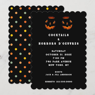 Adult Halloween Cocktail Party Einladung
