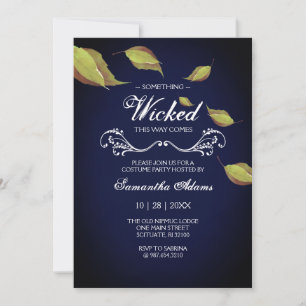 Adult Halloween Einladungen Kostüm Party