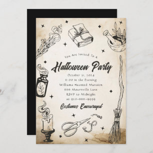 Adult Halloween Kostüm Party Einladung