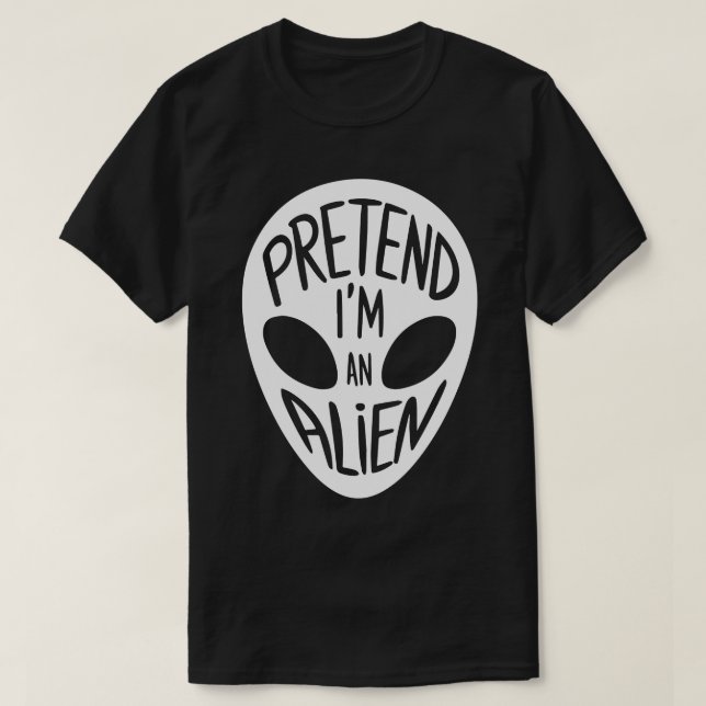 Adult Halloween Kostüme tun so, als wäre ich eine  T-Shirt (Design vorne)