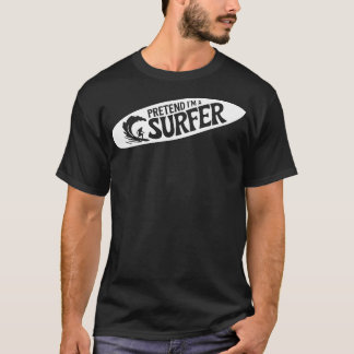 Adult Halloween Kostüme tun so, als wäre ich Surfe T-Shirt