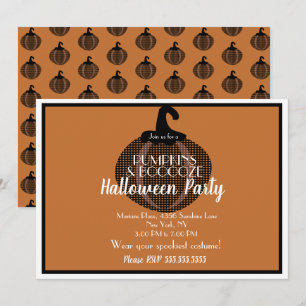 Adult Halloween Pumpkin Vintages Party Einladung