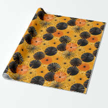 Adult Halloween Wrapping Paper Mitte des Jahrhunde