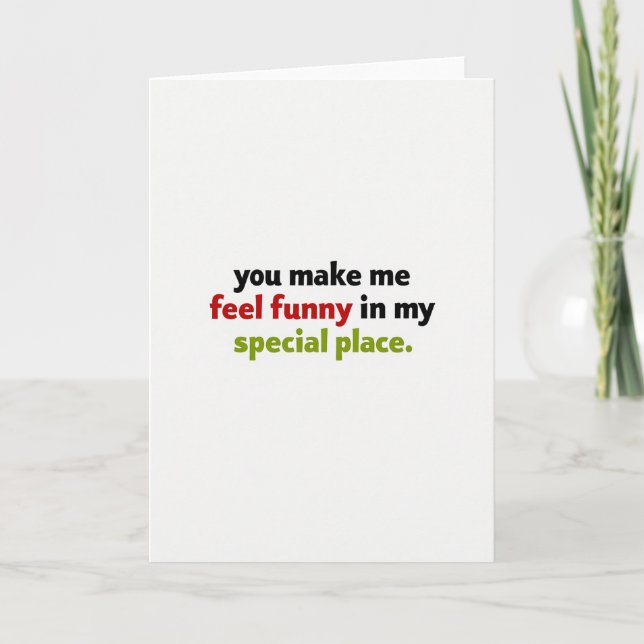 Adult Humor Love Card Karte (Vorderseite)