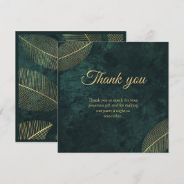 Adult Joint Double Birthday Gala Dankeskarte