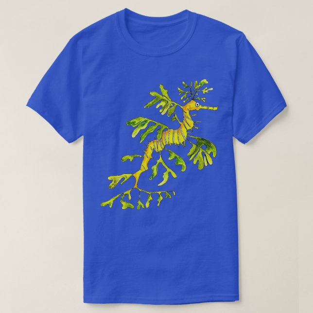 Adult Leafy Sea Dragon weiß T-Shirt (Design vorne)