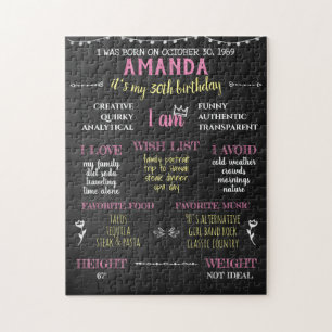 Adult Milestone Geburtstag Funny Puzzle