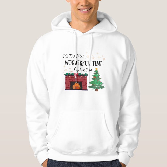 Adult Most Wonderful Time of The Year Hoodie (Vorderseite)