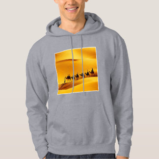 Adult Pullover Hoodie  grey  SAHARA  TOURISM