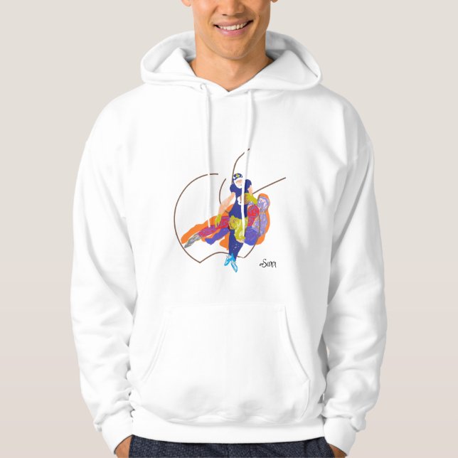 Adult Pullover Hoodie : Touchdown (Vorderseite)