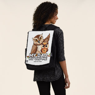 Adult Rucksack : Mein Vater Mein altes Ich (weiß)