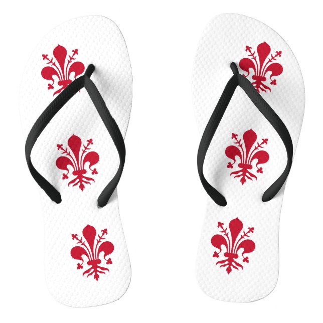 Adult Slim Rippen mit Fahne von Florenz Flip Flops (Fußbett)