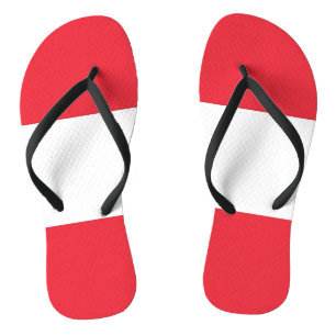 Adult Slim Rips mit der Flagge Österreichs Flip Flops
