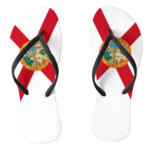 Adult Slim Rips mit Flag Florida, USA Flip Flops