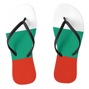 Adult Slim Rips mit Flagge Bulgariens Flip Flops