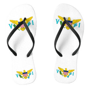 Adult Slim Straps mit Flag Islands, USA Flip Flops