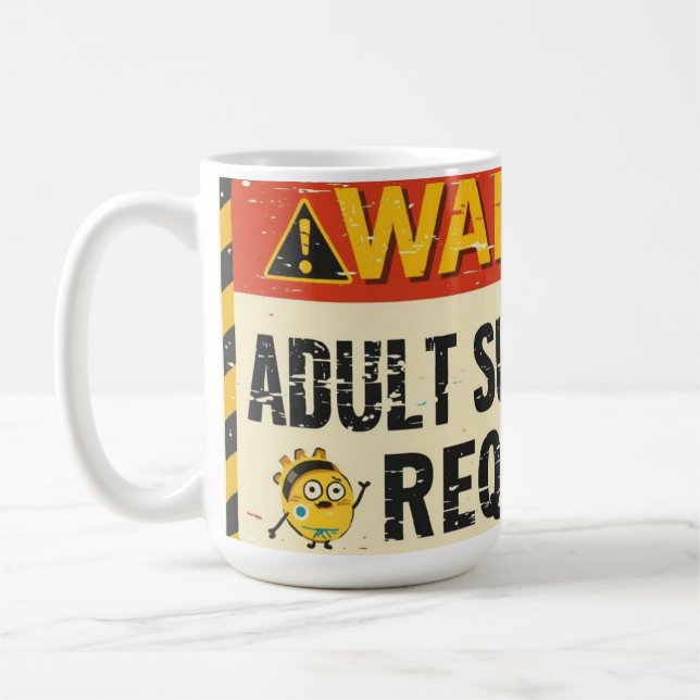 Adult Supervision Coffee Mug Kaffeetasse (Links)
