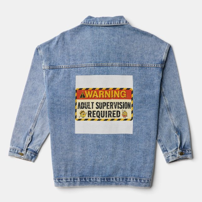 Adult Supervision Jacket Jeansjacke (Rückseite)