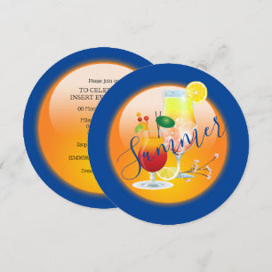 Adulte Cocktails Sommer tropisches Hawaii Party Einladung