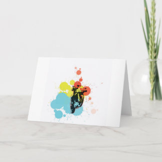 Adv, die Colorfull reiten Karte