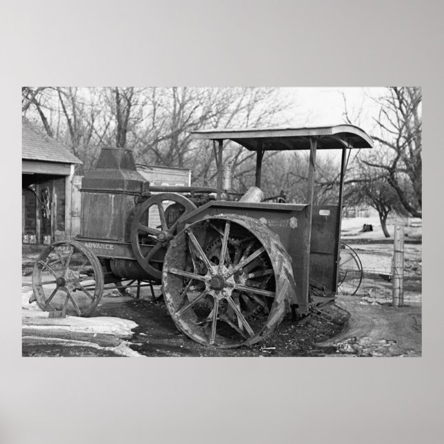 Advance Rumely Tractor, 1936 Poster (Vorne)