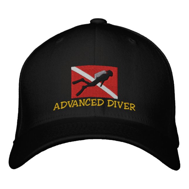 Advanced SCUBA Diver bestickte Cap Bestickte Baseballkappe (Vorderseite)