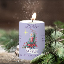 Advent Bereitet den Weg Purpur Weihnachten Liebe