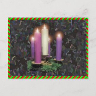 Advent Candles Postkarte