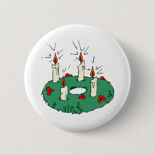 Advent Wreath Button