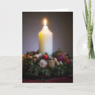 Advent Wreath • Christmas Greeting Card Feiertagskarte
