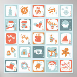 Adventskalender Poster