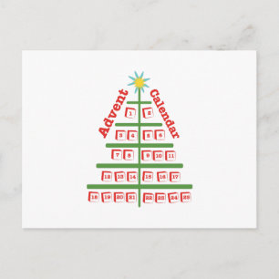 Adventskalender Postkarte