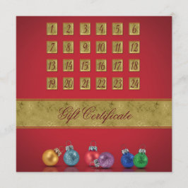 Adventskalender Weihnachtsschmuck