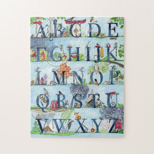 Adventure Alphabet Puzzle (Vertikal)
