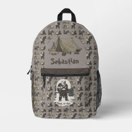 adventure American Bulldog gladiator dog T-Shirt Bedruckter Rucksack