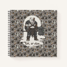 adventure American Bulldog gladiator dog T-Shirt Notizbuch