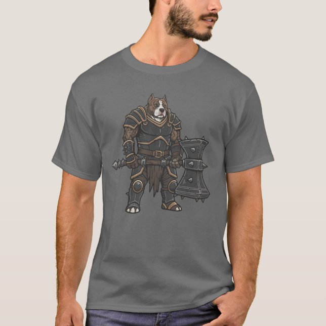 adventure American Staffordshire Terrier gladiator T-Shirt (Vorderseite)