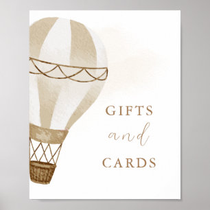 Adventure Awaits Baby Shower   Geschenke und Karte Poster