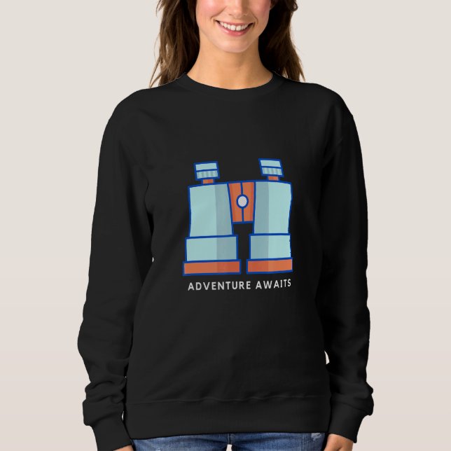 Adventure Awaits Binocular Sweatshirt (Vorderseite)