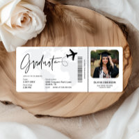 Adventure Awaits Boarding Pass Foto Abschluss