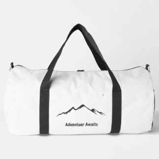 "Adventure Awaits Duffel Bag - Stylish Travel Comp Duffle Bag