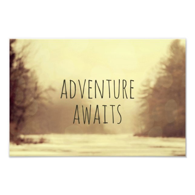 Adventure Awaits II Foto Print (Vorne)