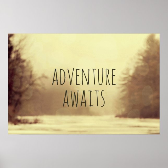 Adventure Awaits II Poster (Vorne)
