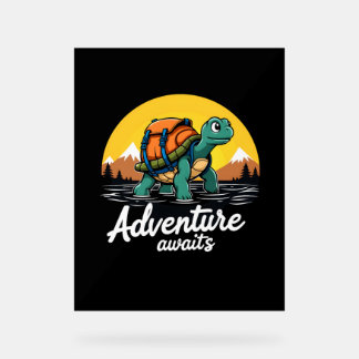 Adventure Awaits is Hiking Adventures is Outdoor A Acrylschild