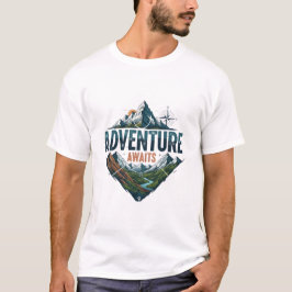 Adventure Awaits Peaks & Valleys T-Shirt